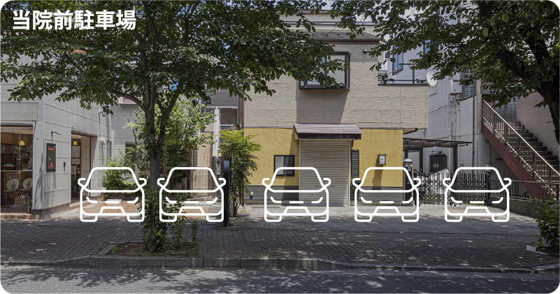 当院前駐車場